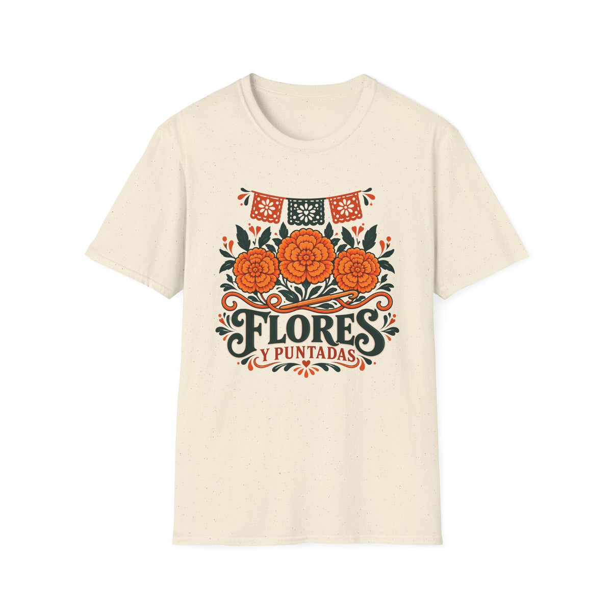 Flores Y Puntadas T-Shirt