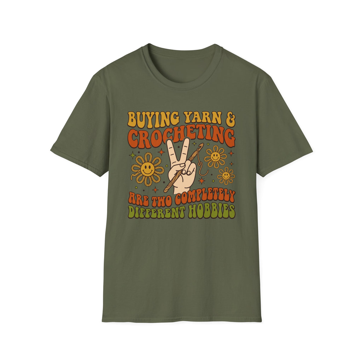 Buying Yarn and Crocheting T-Shirt