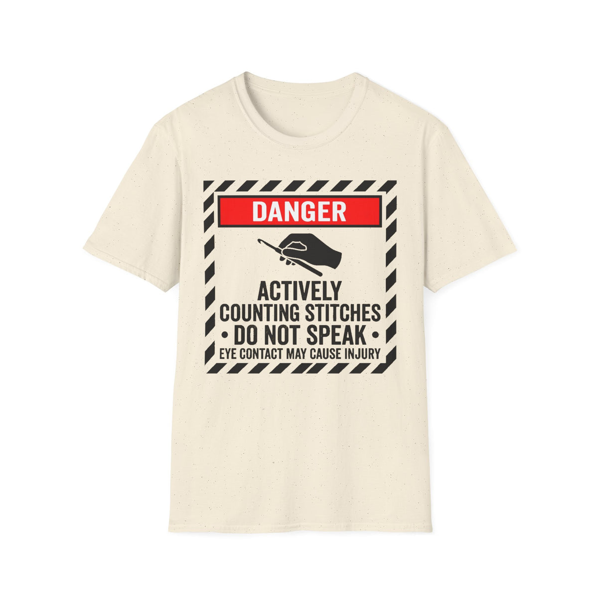 Danger -Actively Counting Stitches T-Shirt