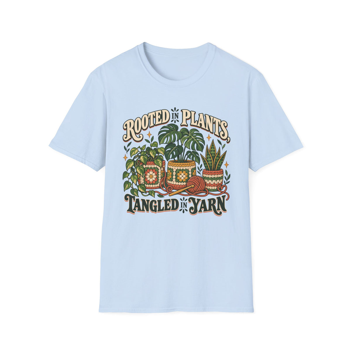 T-shirt "Rooted in Plants"