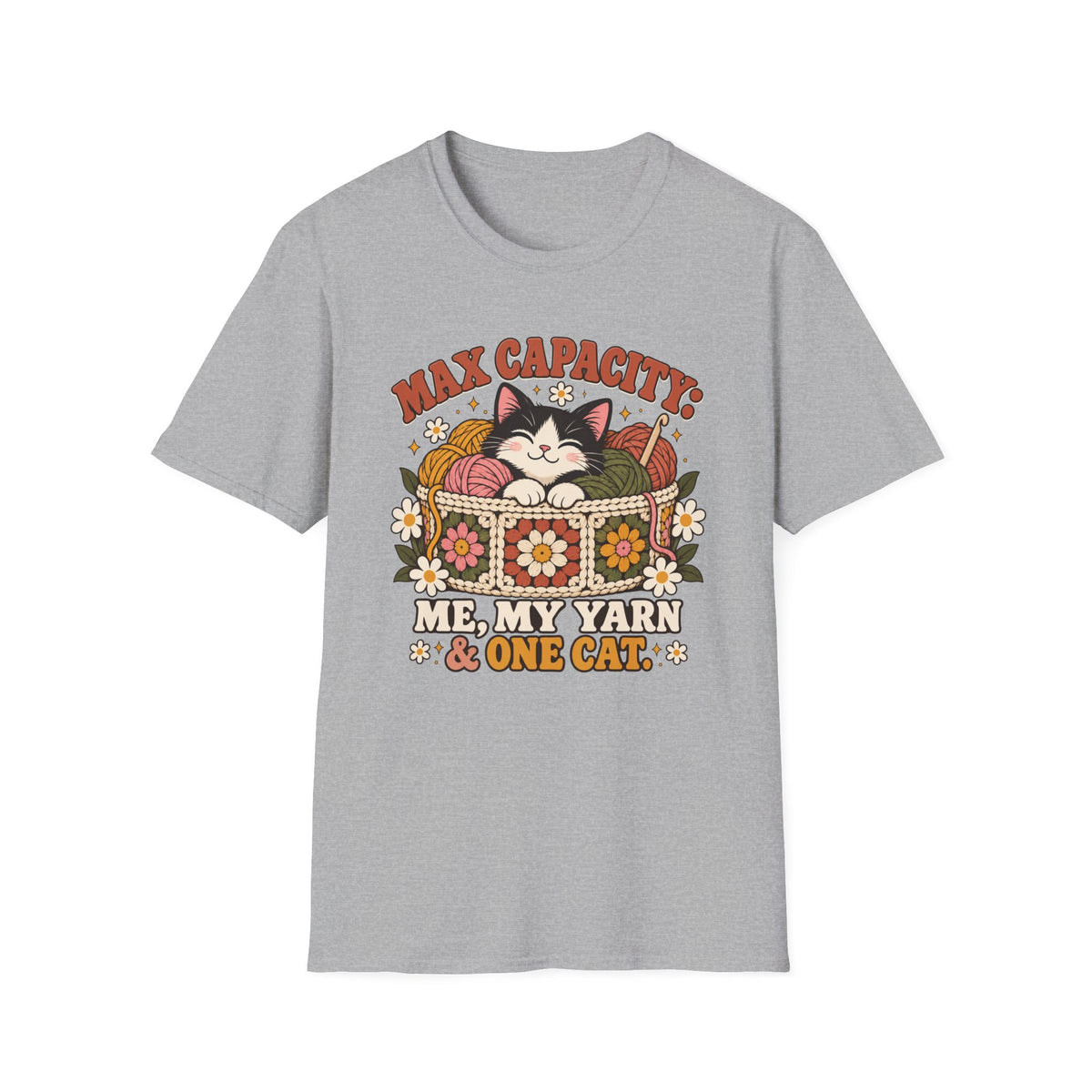 Cat Lover T-Shirt – Me, My Yarn & One Cat