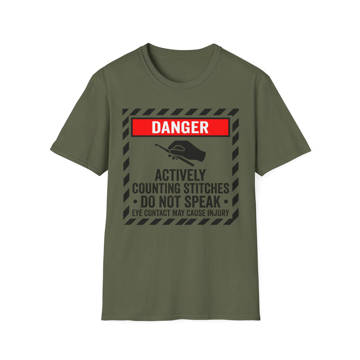 Danger -Actively Counting Stitches T-Shirt