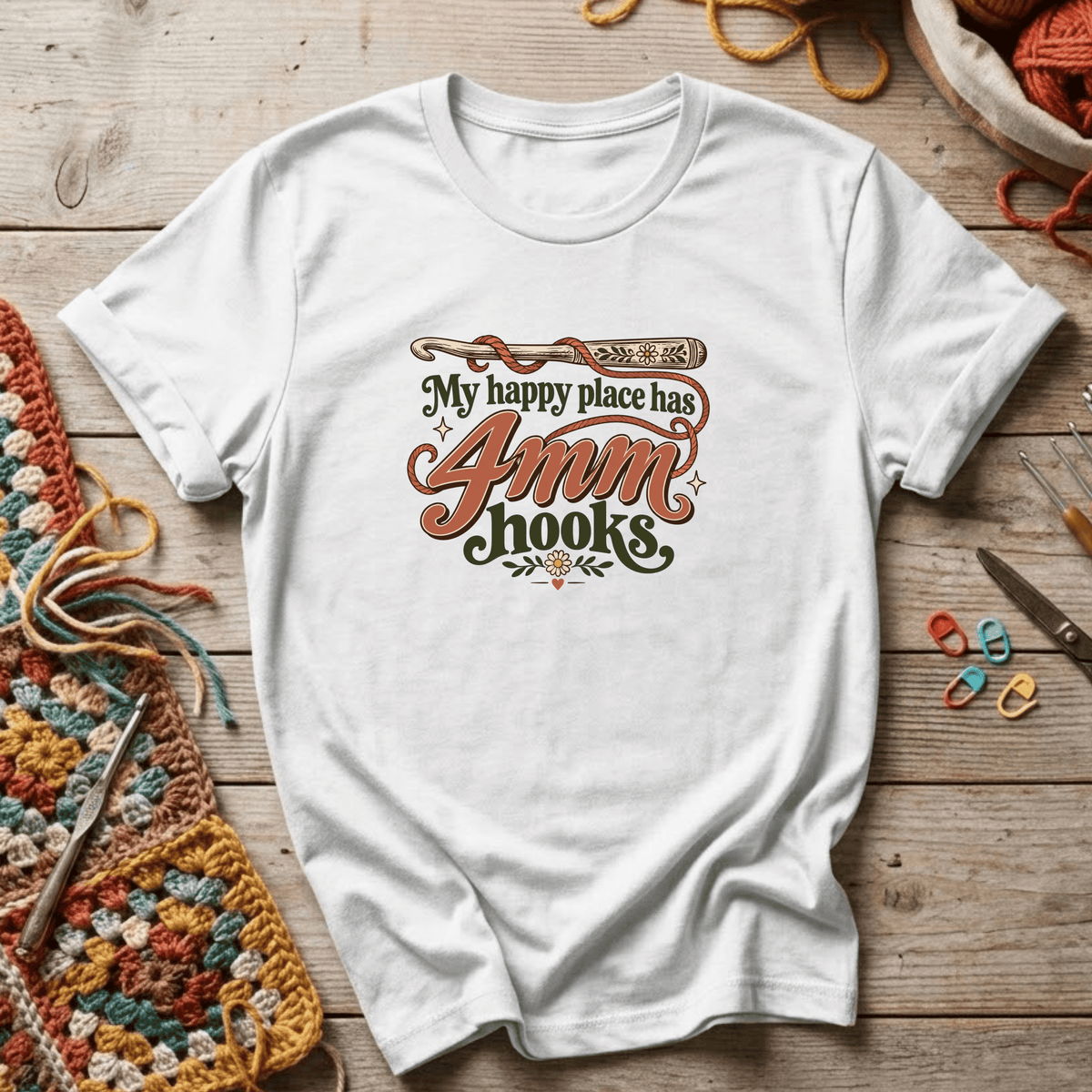 4mm Hooks T-Shirt
