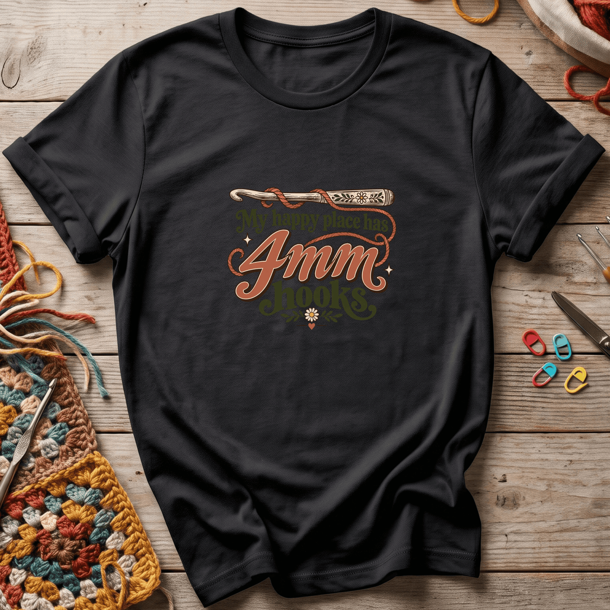 4mm Hooks T-Shirt