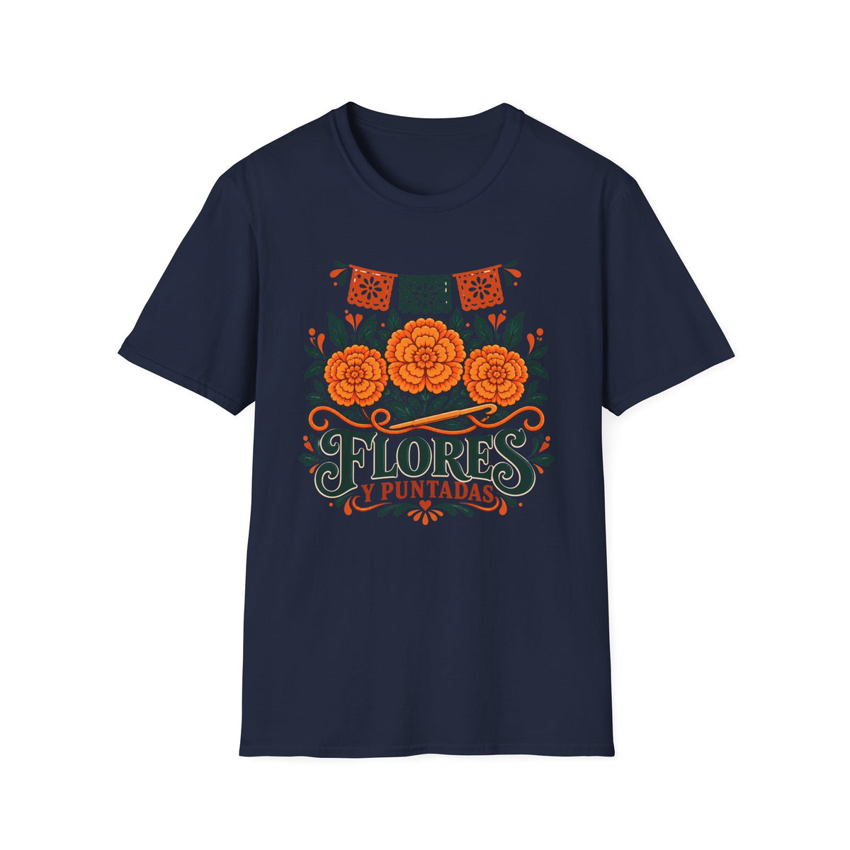 Flores Y Puntadas T-Shirt