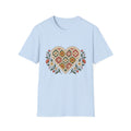 Crocheted Heart T-Shirt