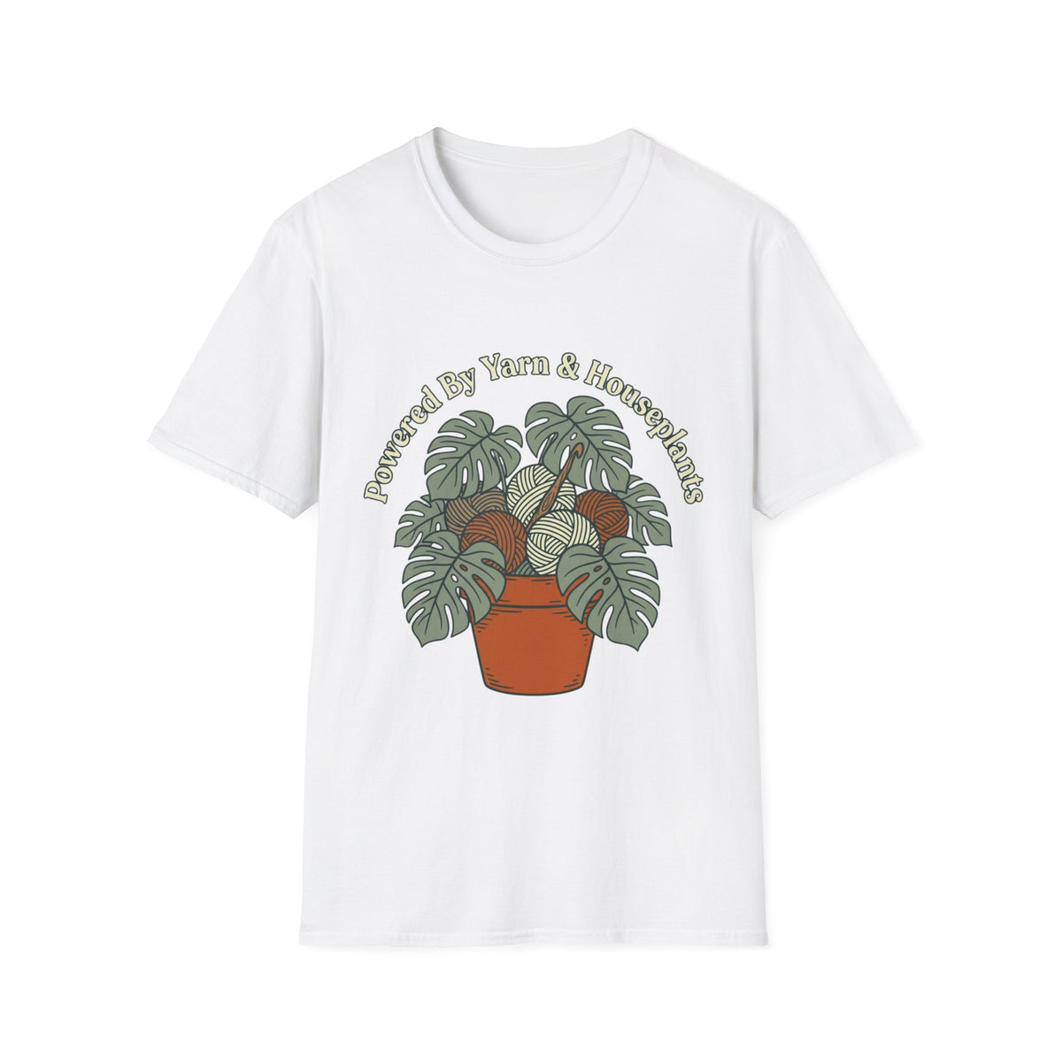 Powered by Yarns and Houseplants T-Shirt