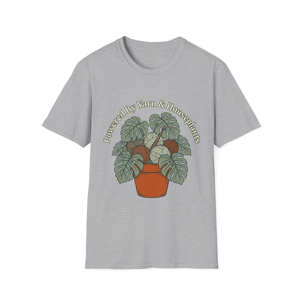 Powered by Yarns and Houseplants T-Shirt