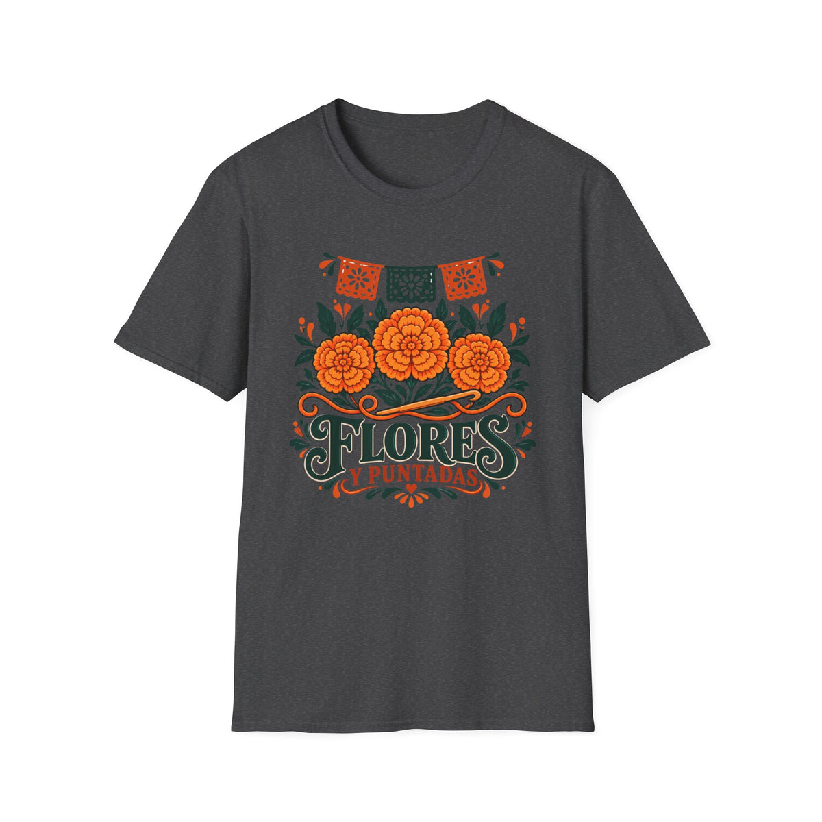 Flores Y Puntadas T-Shirt