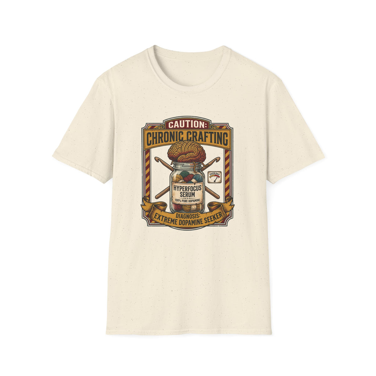 Caution Cronic Crocheting T-Shirt