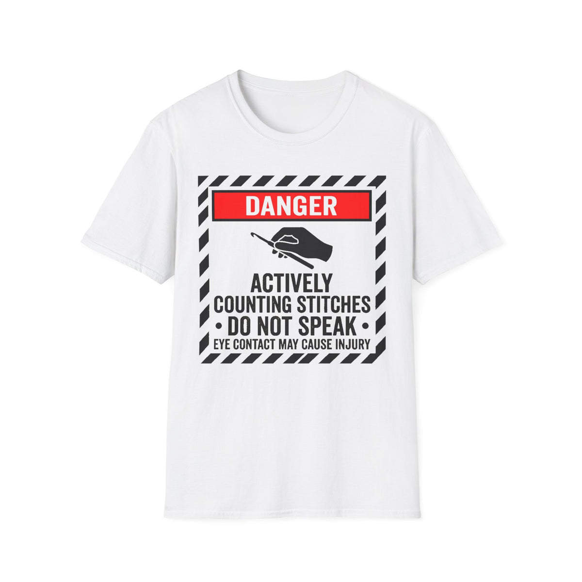 Danger -Actively Counting Stitches T-Shirt